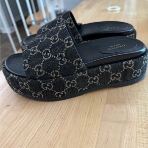 Gucci Platform Slides